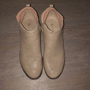 tan booties